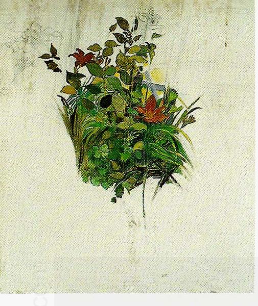 Carl Larsson dagliljor oil painting picture